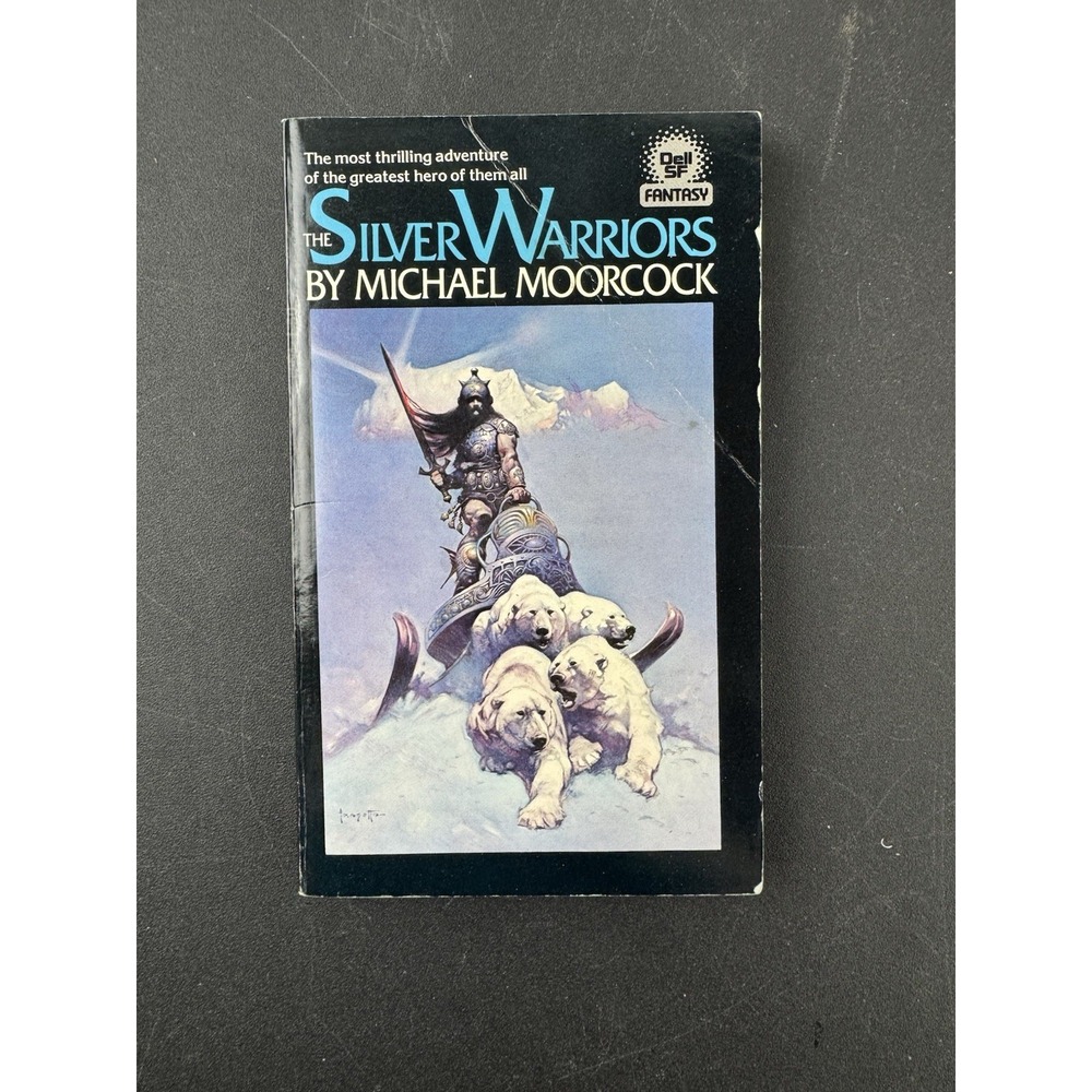The Silver Warriors‎ Moorcock Frezetta Cover PB First DELL Printing 1977